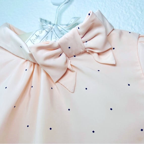 Janie & Jack Horse Top Riding Pant Set 18-24M Pink Suede Bow Equestrian Outfit - Picture 3 of 13